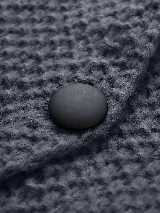 SL | Cardigan à capuche en grosse maille