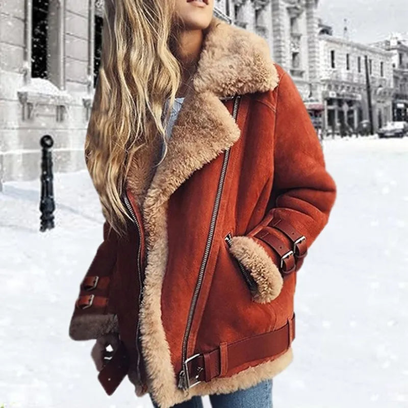 EP | Veste à boucle en cuir