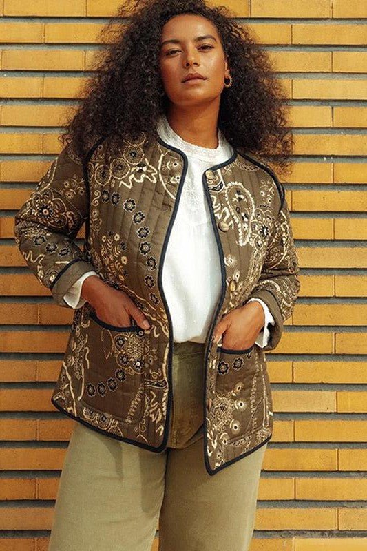 Veste au style vintage intemporel