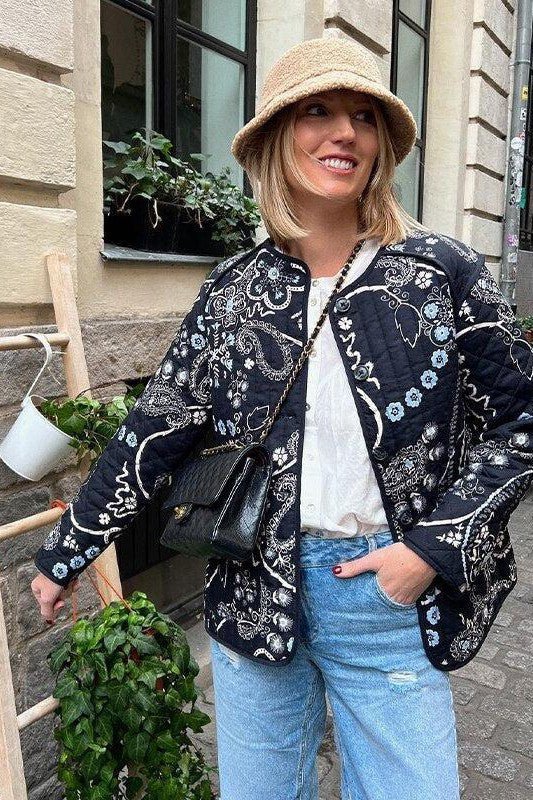 Veste au style vintage intemporel