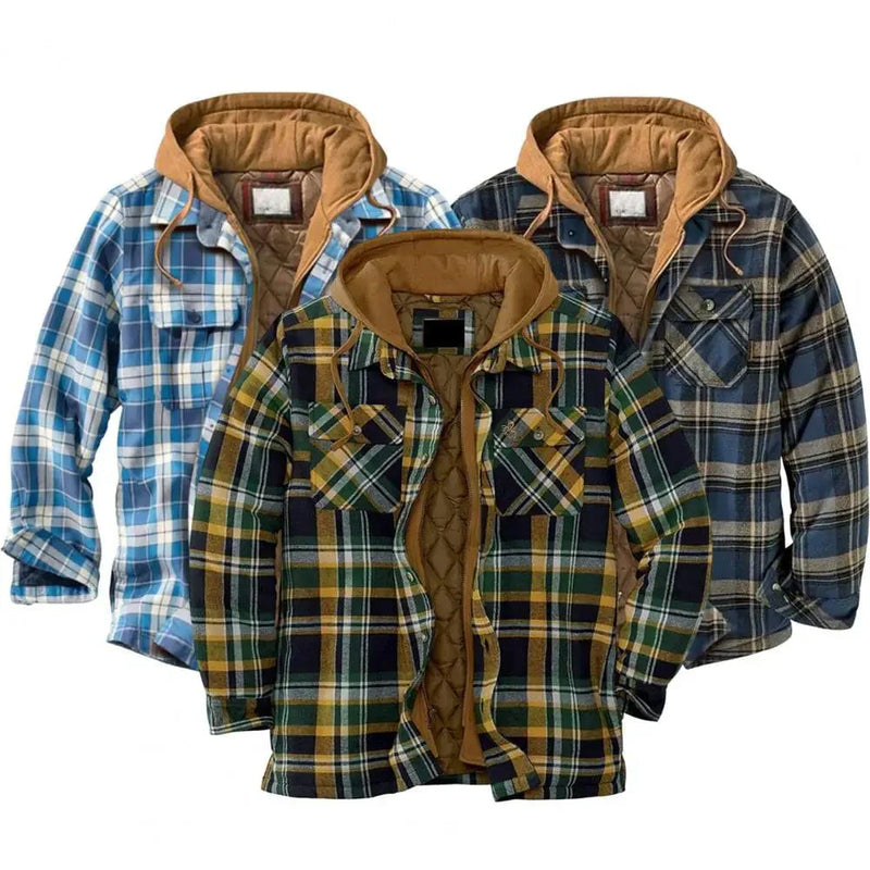 SL | Veste à capuche en flanelle de coton