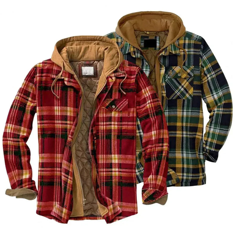 SL | Veste à capuche en flanelle de coton