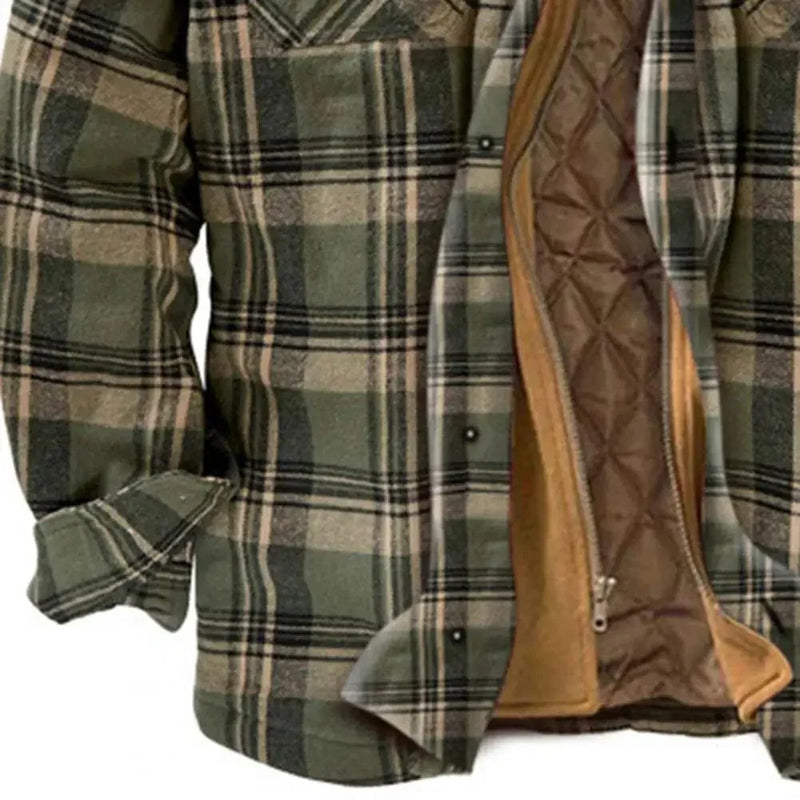 SL | Veste à capuche en flanelle de coton