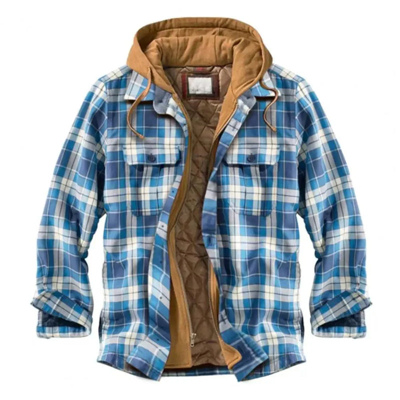 SL | Veste à capuche en flanelle de coton
