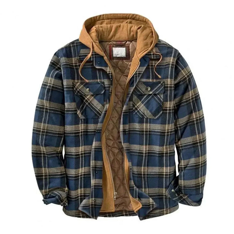 SL | Veste à capuche en flanelle de coton