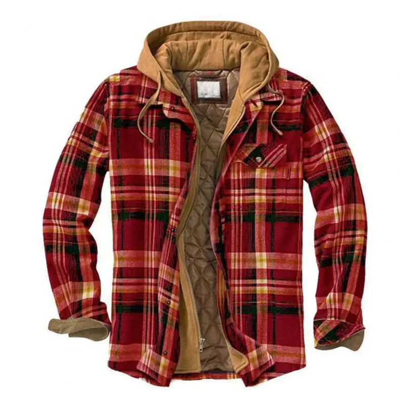 SL | Veste à capuche en flanelle de coton