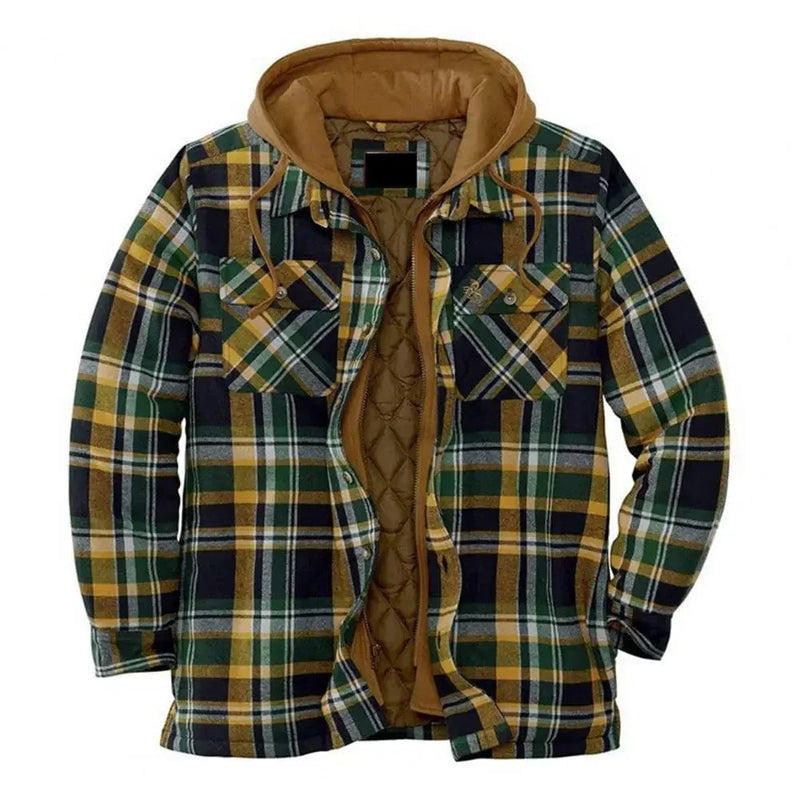 SL | Veste à capuche en flanelle de coton