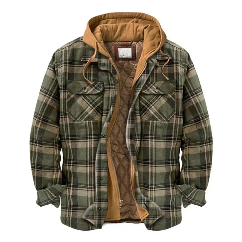 SL | Veste à capuche en flanelle de coton