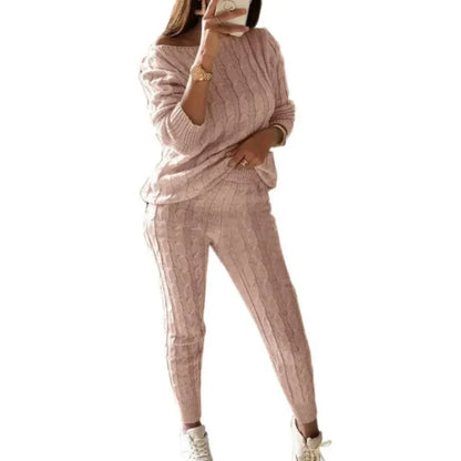 EP | MW -Tricot long femme 2 pièces avec pull épais