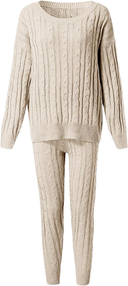 EP | MW -Tricot long femme 2 pièces avec pull épais