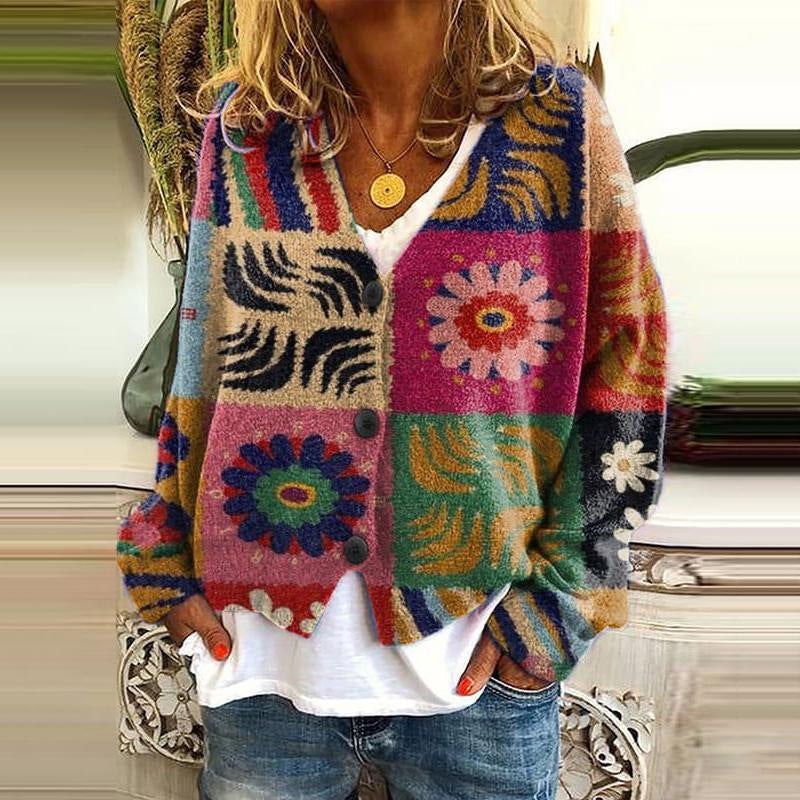 KS | Cardigan imprimé à boutonnage