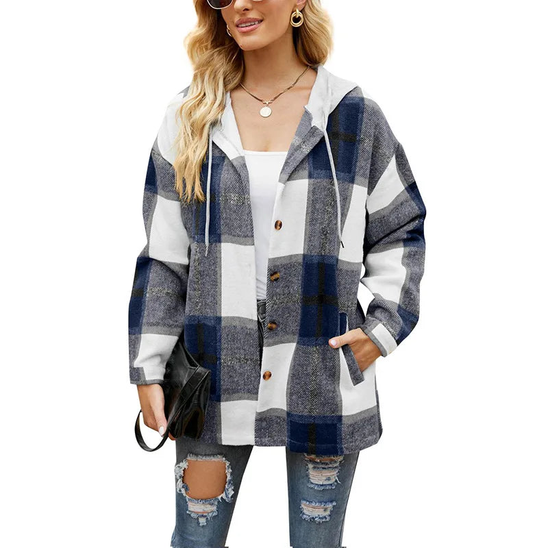 EP | Veste classique en flanelle pour femmes