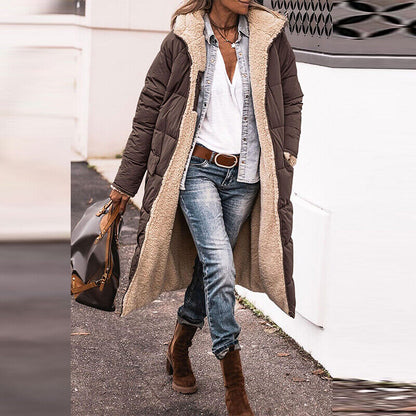 EP | Veste longue réversible en sherpa