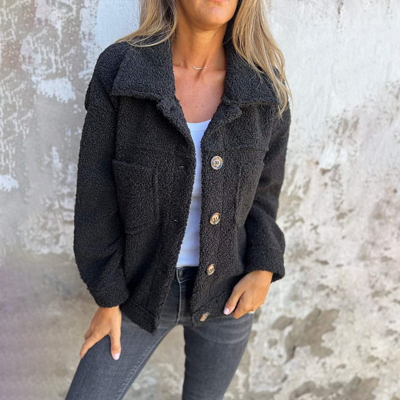 EP | Veste chaude avec col pour femmes