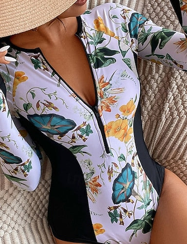 Rash Guard Full Body Swimwear Dive Skin Suit Upf50+ Quick Dry High Elasticity Long Sleeve Swimwear Surfing Diving Snorkeling Summer