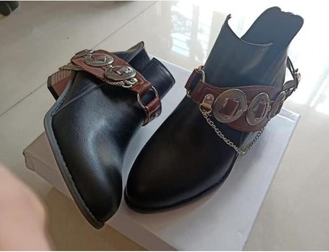 SL | Chunky Mid Heel Chaussures Vintage