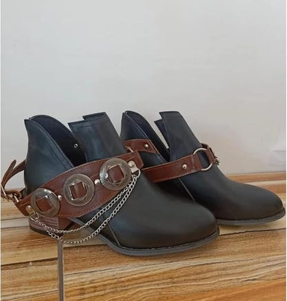 SL | Chunky Mid Heel Chaussures Vintage