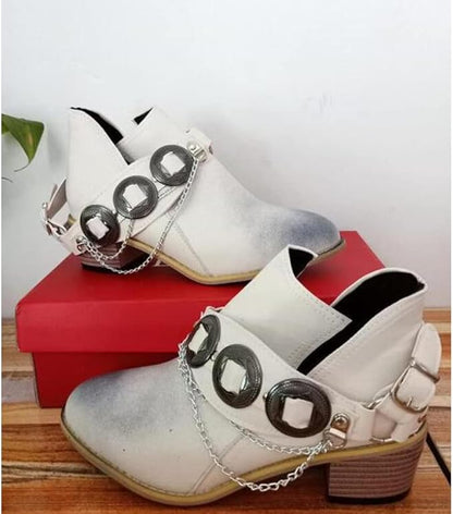 SL | Chunky Mid Heel Chaussures Vintage