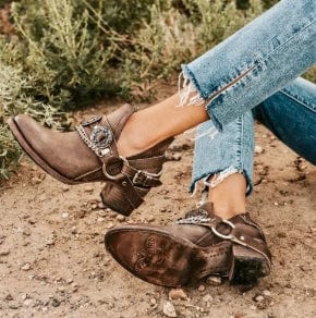 SL | Chunky Mid Heel Chaussures Vintage