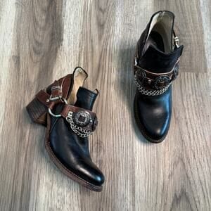 SL | Chunky Mid Heel Chaussures Vintage