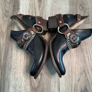 SL | Chunky Mid Heel Chaussures Vintage