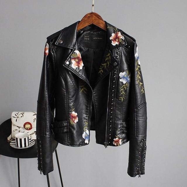EP | Veste en cuir pour femme