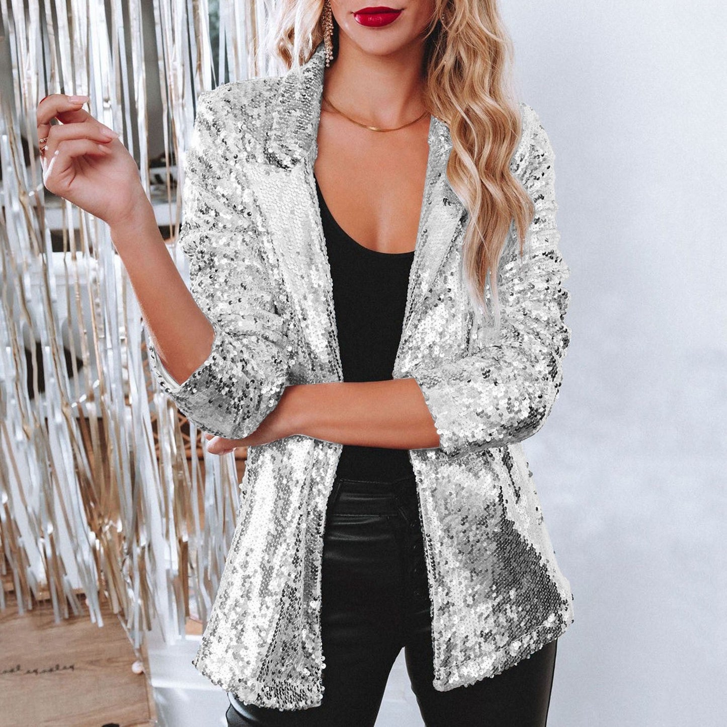 EP | Blazer à paillettes pour femmes