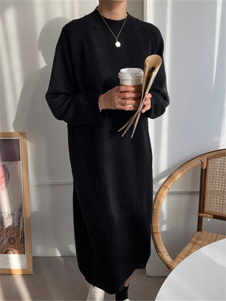 EP | Robe midi confortable en tricot