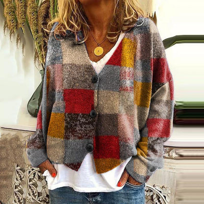 KS | Cardigan imprimé à boutonnage