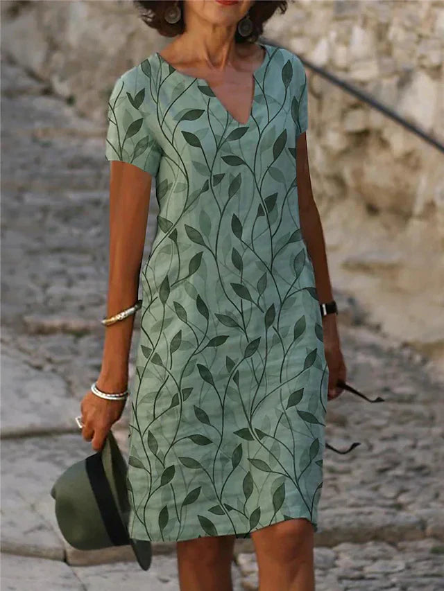 SL | Robe midi imprimée